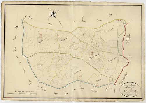 Plan napoléonien, atlas-B2 Laussou, Laussou