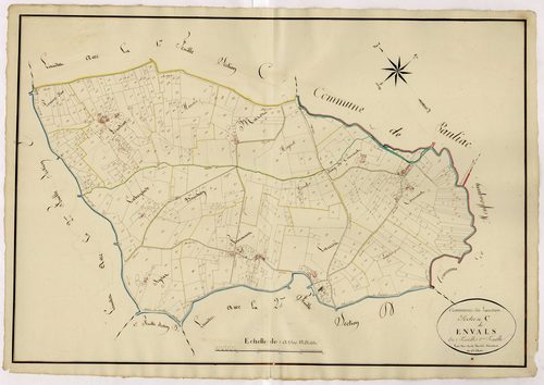 Plan napoléonien, atlas-C2 Envals, Laussou