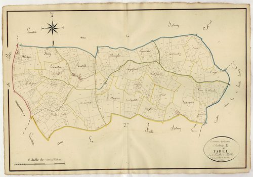 Plan napoléonien, atlas-E1 Tabel, Laussou