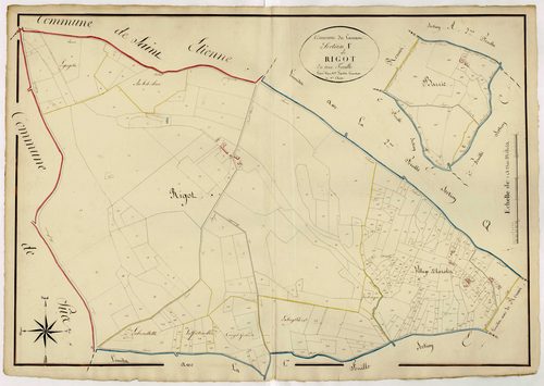 Plan napoléonien, atlas-F Rigot, Laussou