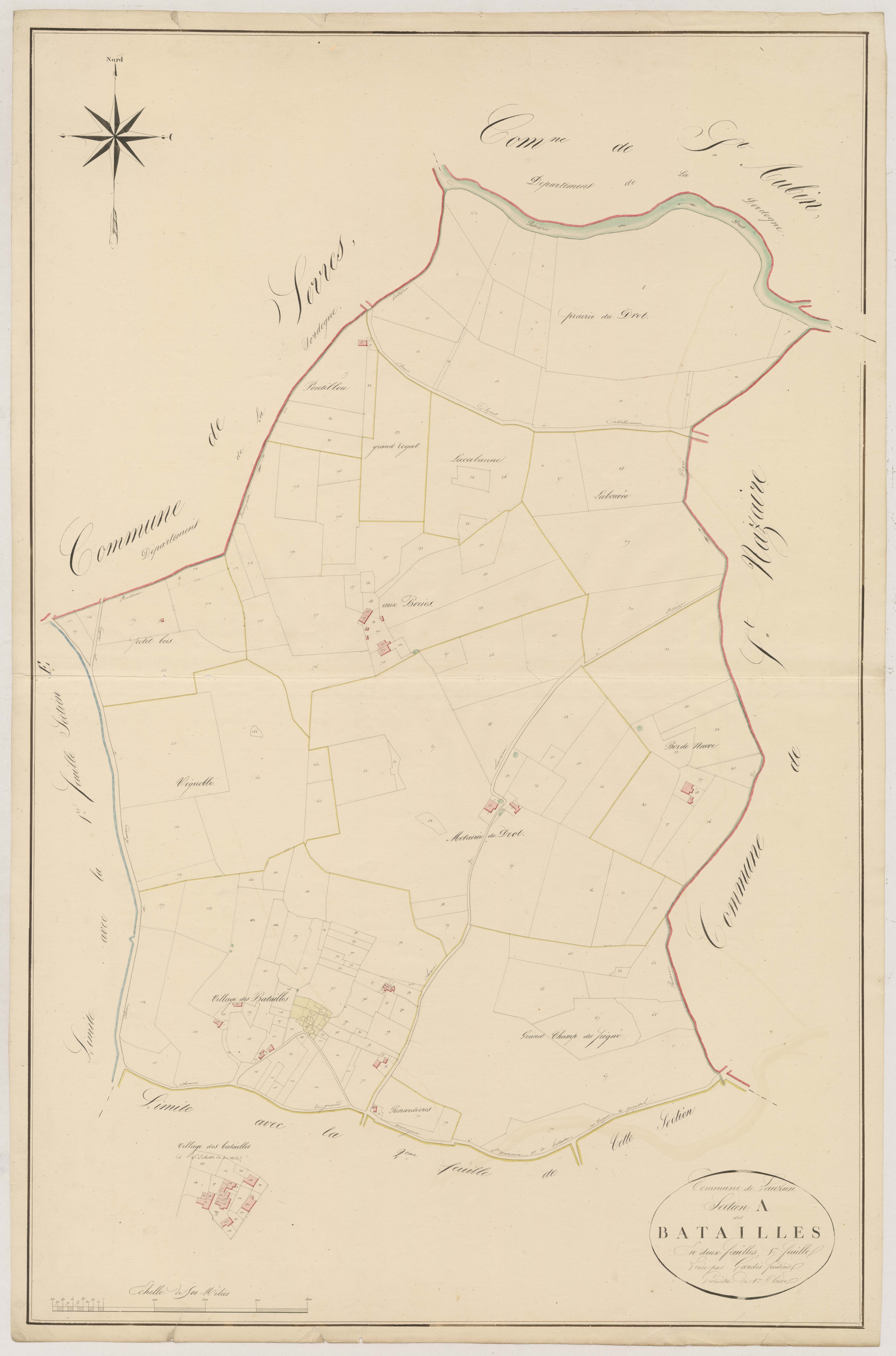 Plan napoléonien, atlas-A1 Batailles, Lauzun