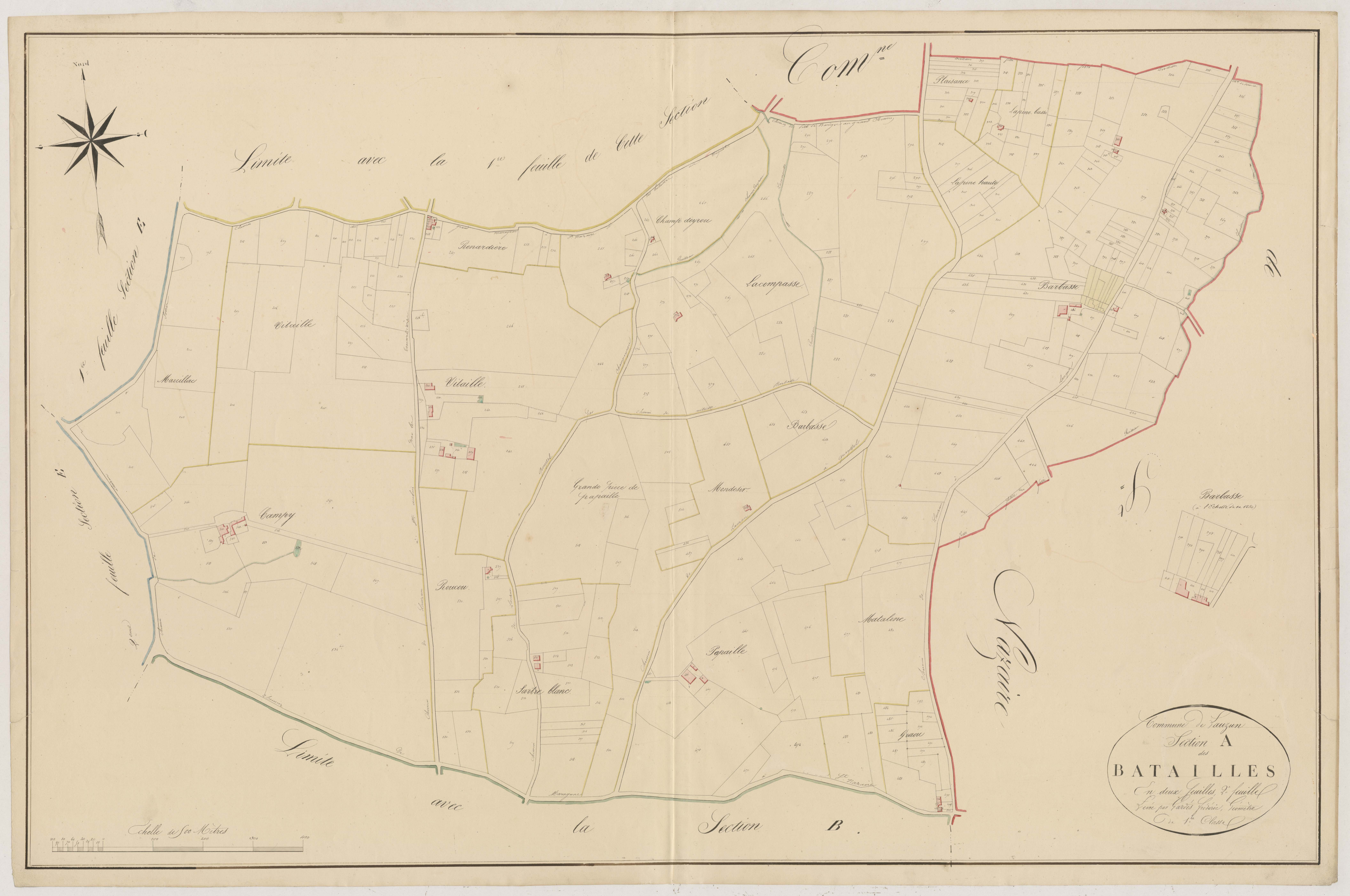Plan napoléonien, atlas-A2 Batailles, Lauzun
