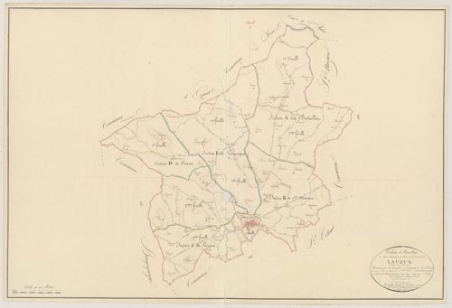 Plan napoléonien, atlas-TA, Lauzun