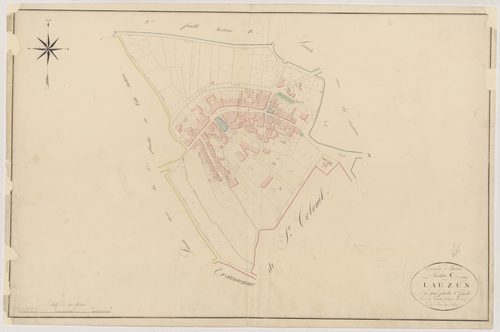 Plan napoléonien, atlas-C1 Lauzun, Lauzun