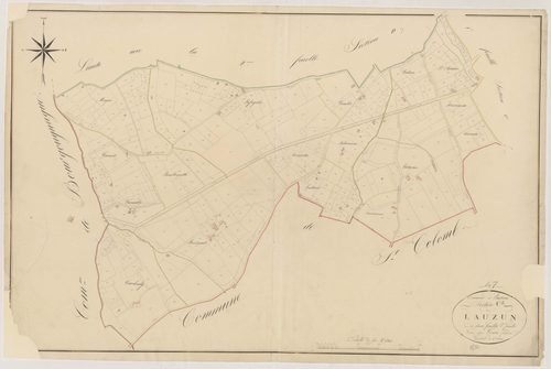 Plan napoléonien, atlas-C2 Lauzun, Lauzun