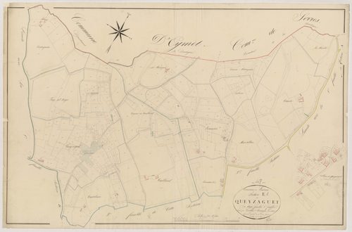 Plan napoléonien, atlas-E1 Queyzaguet, Lauzun