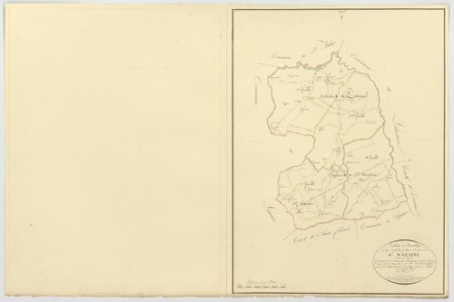 Plan napoléonien, atlas-TA, Saint-Nazaire (voir Lauzun)
