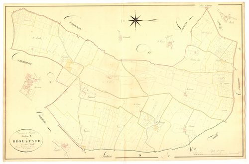 Plan napoléonien, atlas-C Broustaud, Lavardac