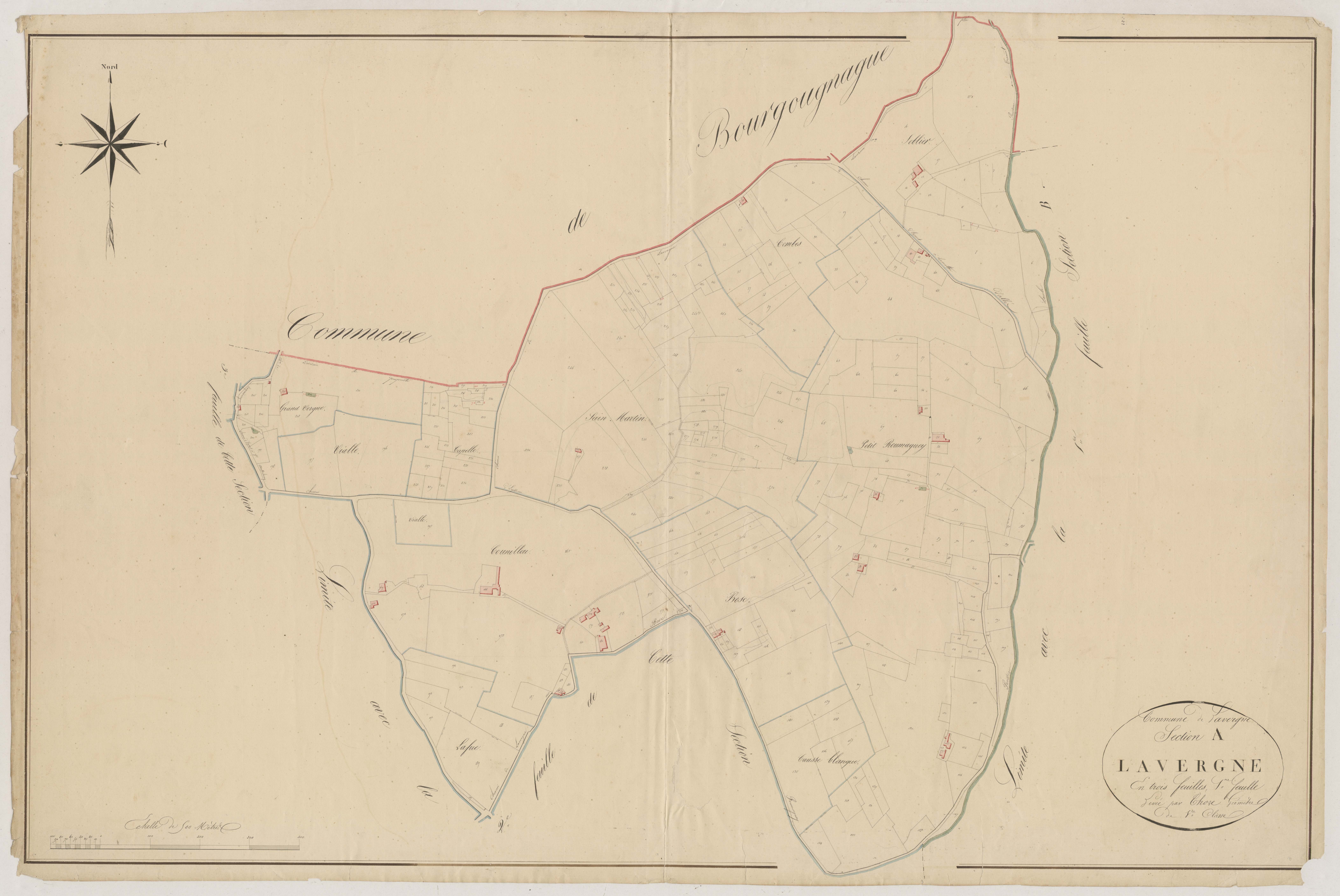 Plan napoléonien, atlas-A1 Lavergne, Lavergne