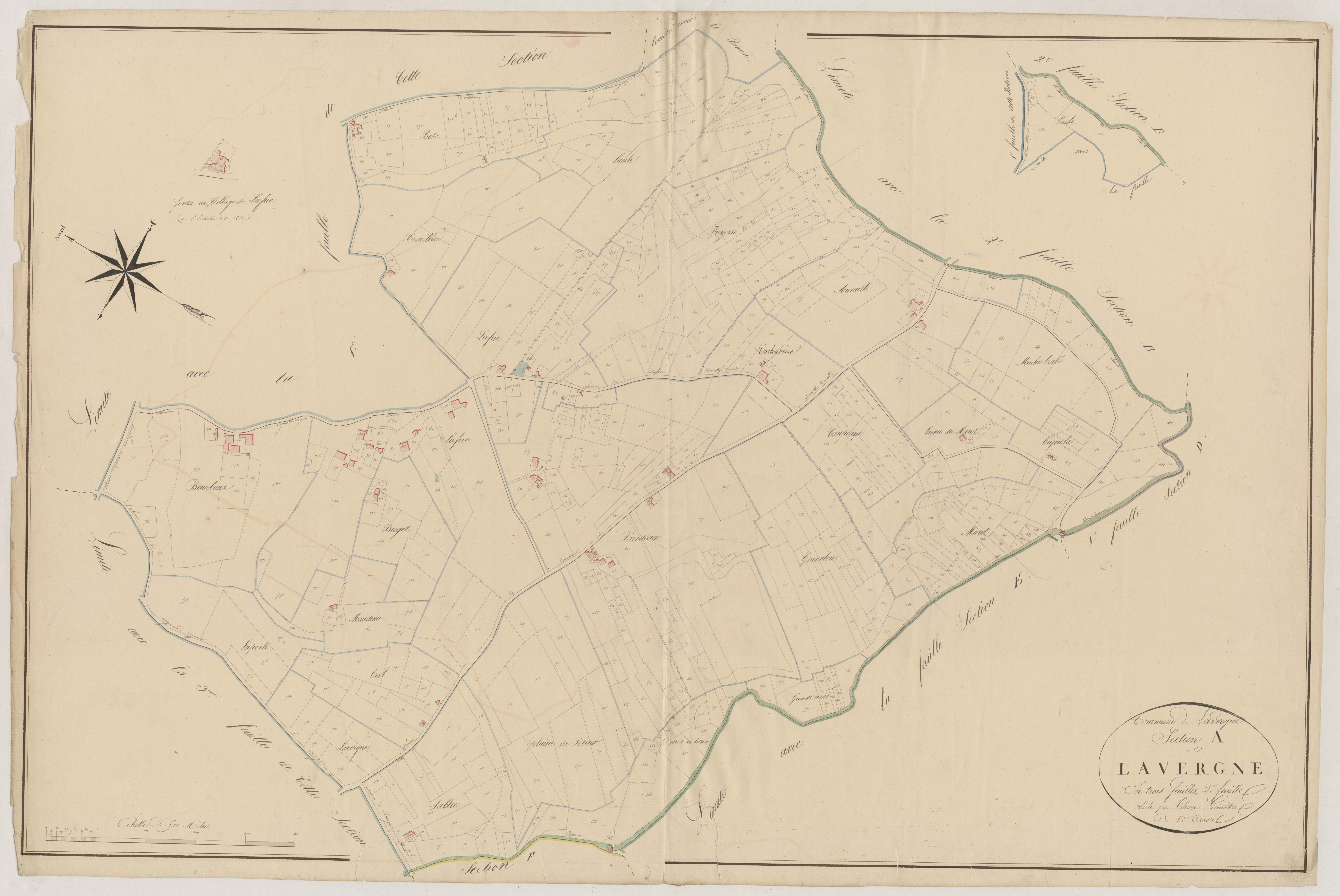 Plan napoléonien, atlas-A2 Lavergne, Lavergne