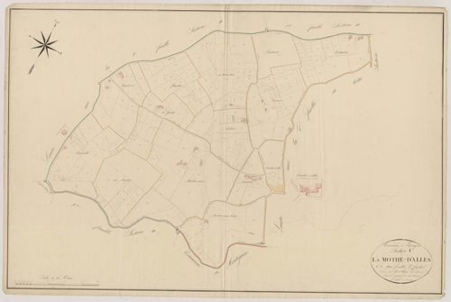 Plan napoléonien, atlas-C2 La Mothe-d’Alles, Lavergne