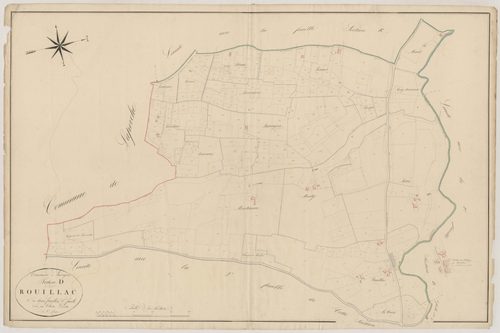 Plan napoléonien, atlas-D1 Rouillac, Lavergne