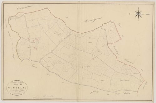 Plan napoléonien, atlas-D2 Rouillac, Lavergne