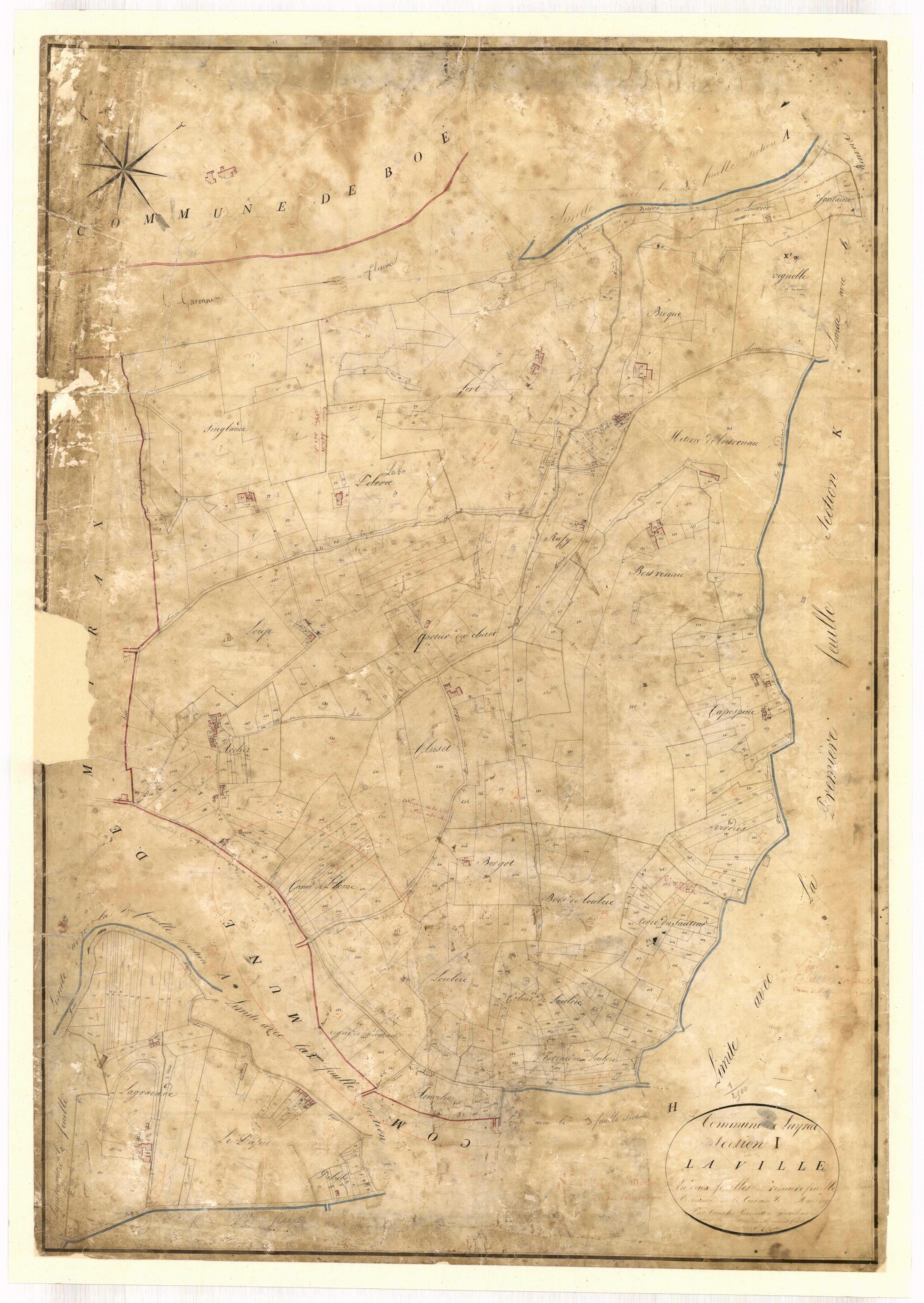 Plan napoléonien-I1 La Ville, Layrac