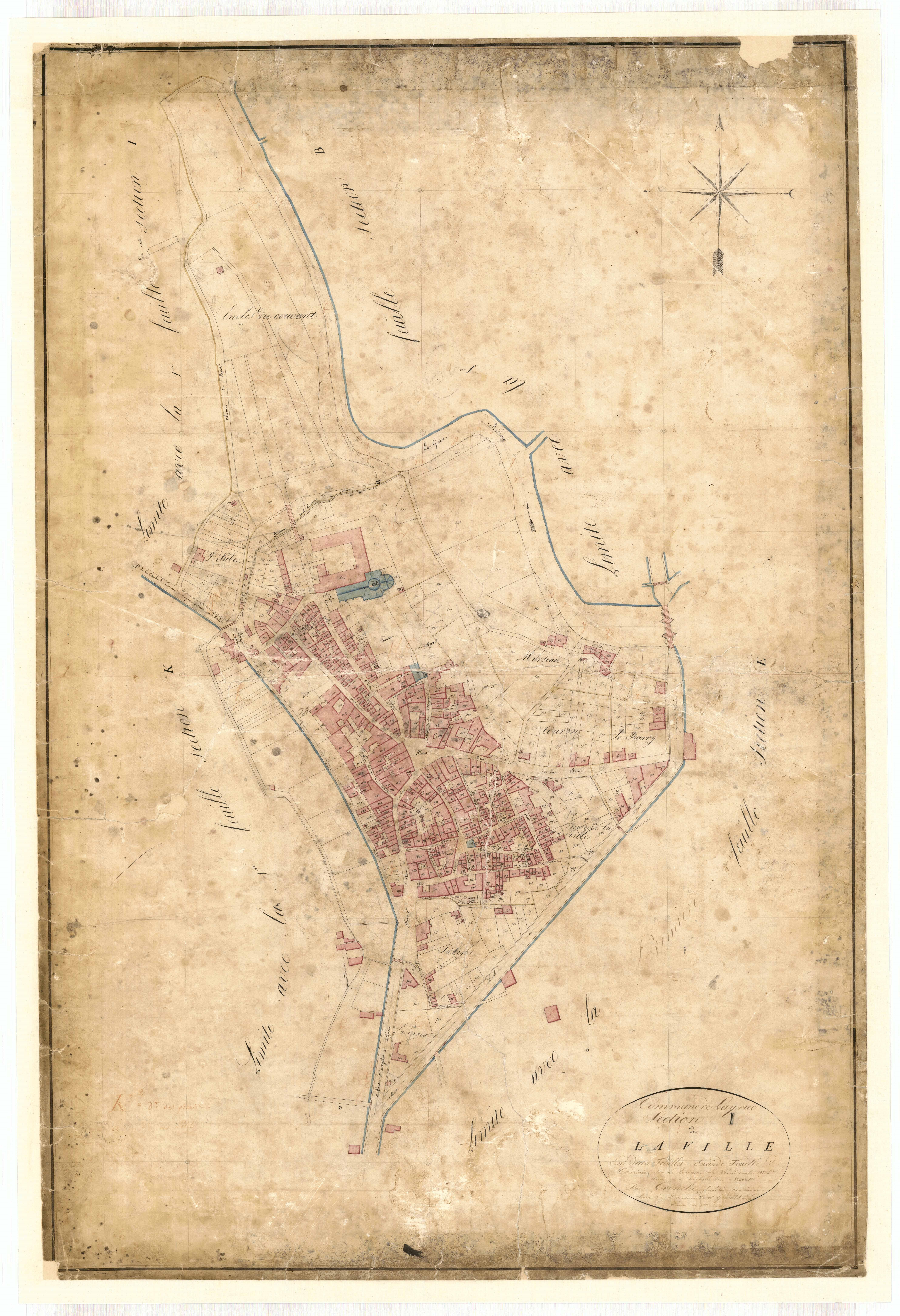 Plan napoléonien-I2 La Ville, Layrac