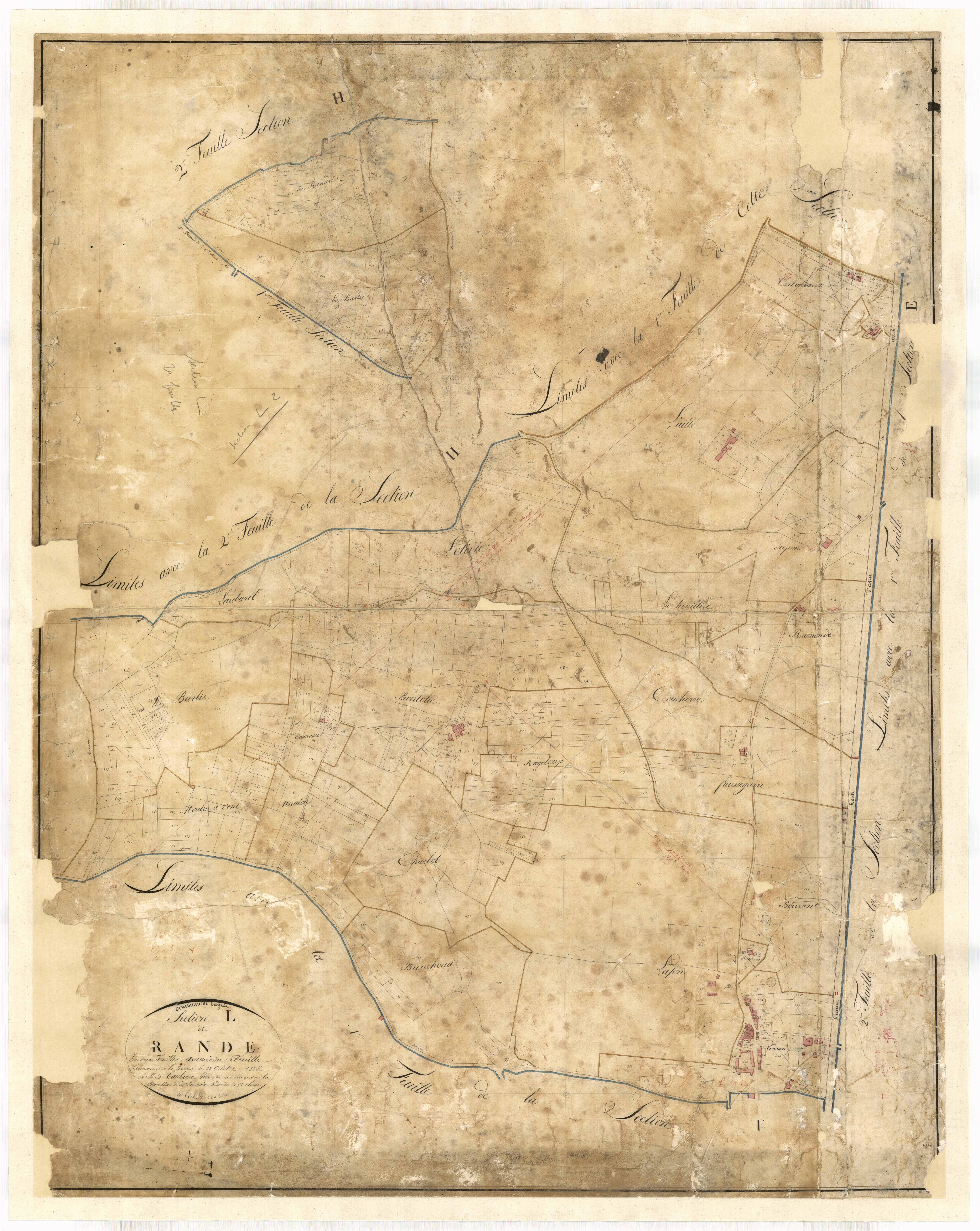 Plan napoléonien-L2 Rande, Layrac