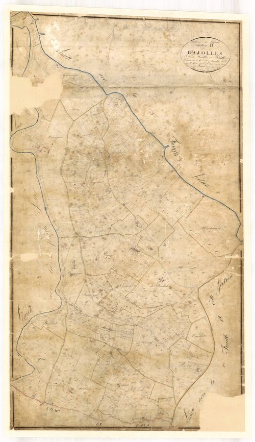 Plan napoléonien-D1 Bajolles, Layrac