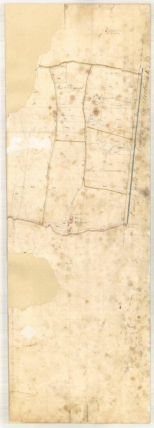 Plan napoléonien-F2 Goulens, Layrac (extrait)