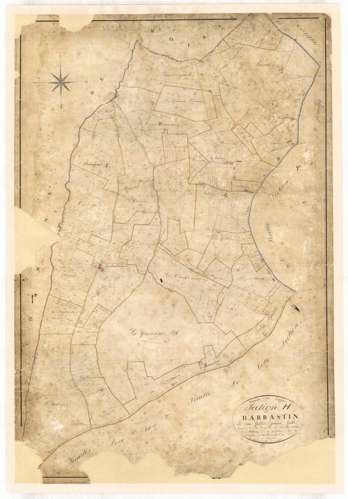 Plan napoléonien-H1 Barrastin, Layrac