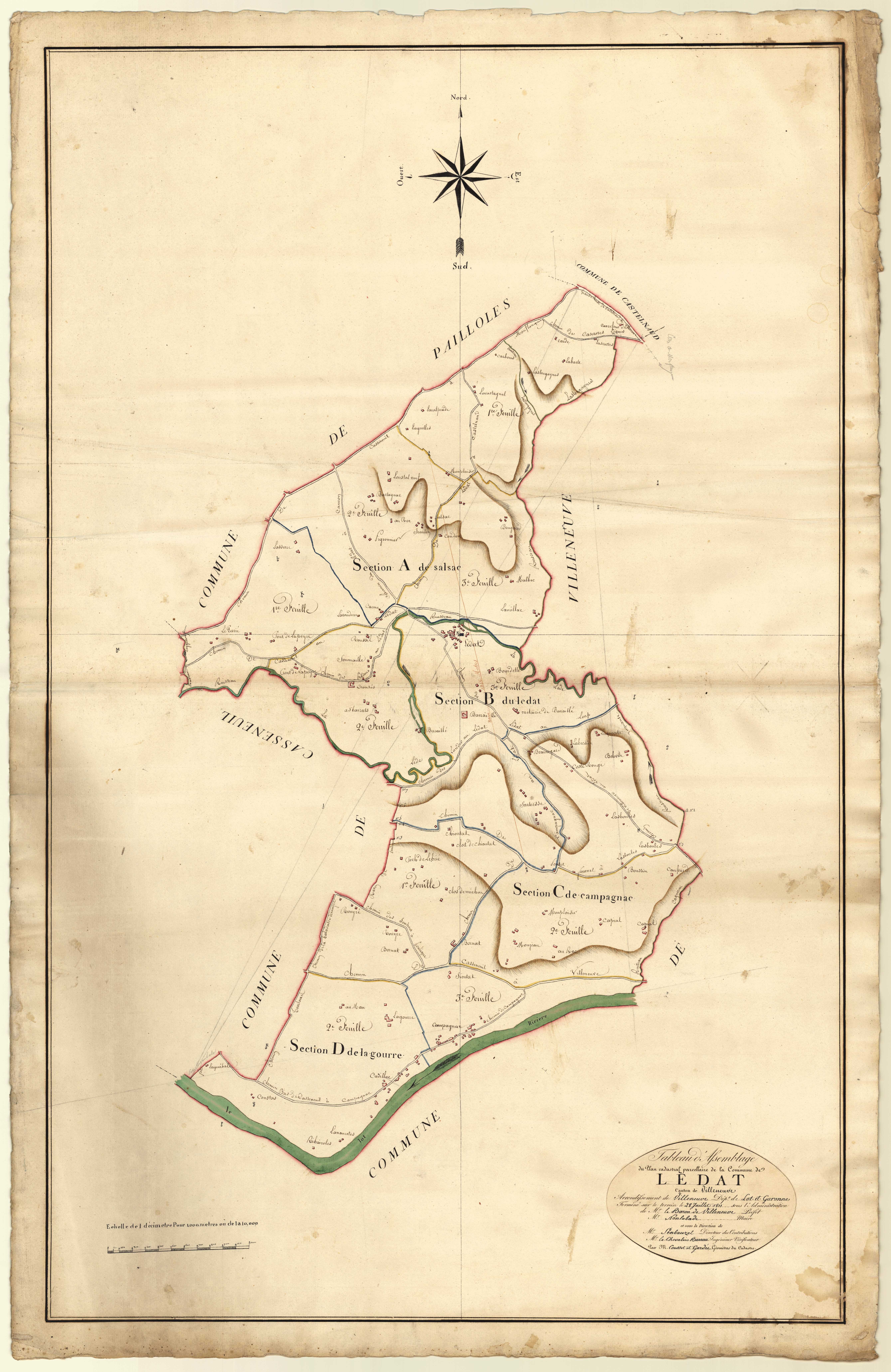 Plan primitif, atlas-TA, Lédat