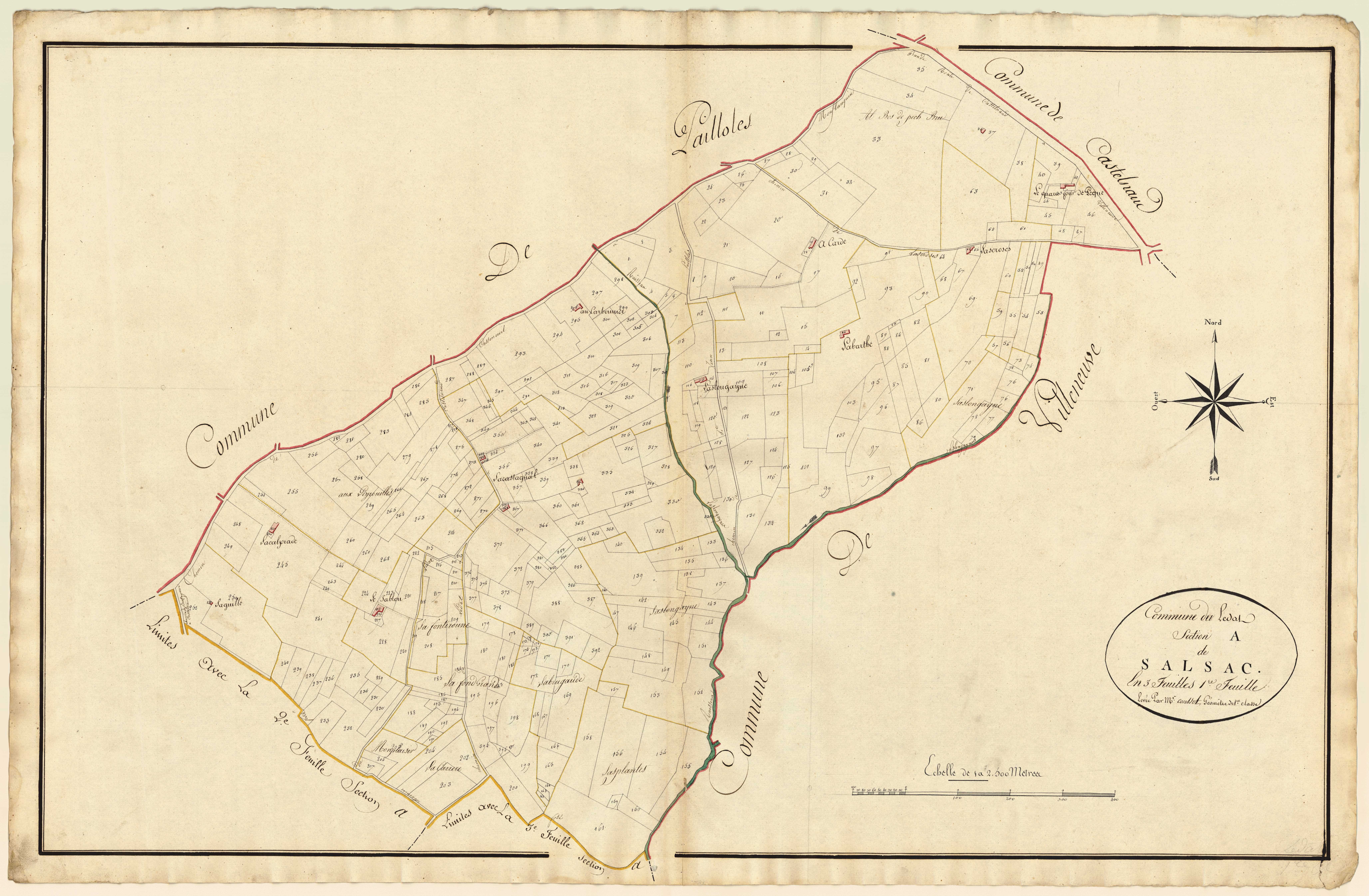 Plan primitif, atlas-A1 Salsac, Lédat
