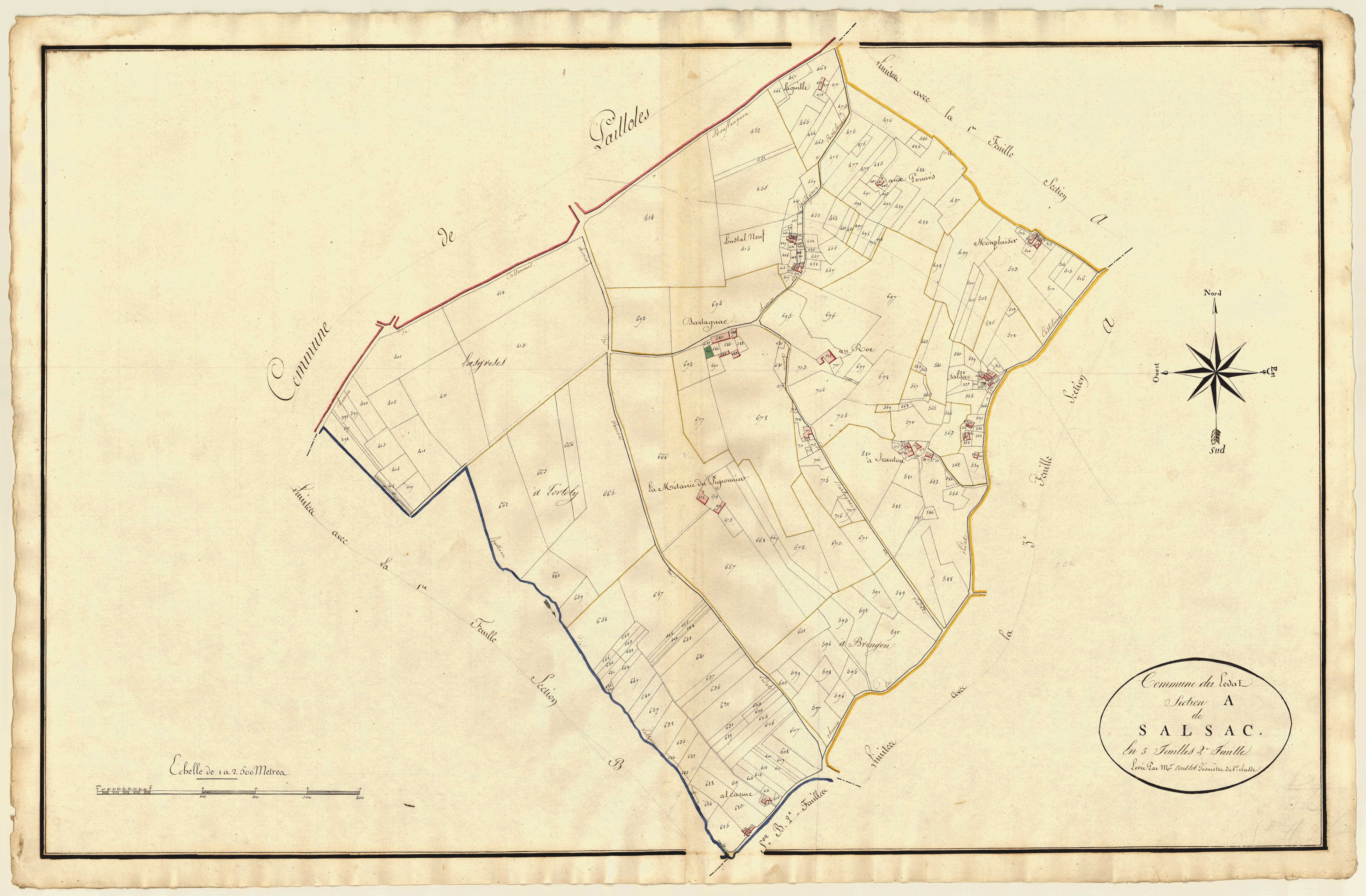 Plan primitif, atlas-A2 Salsac, Lédat
