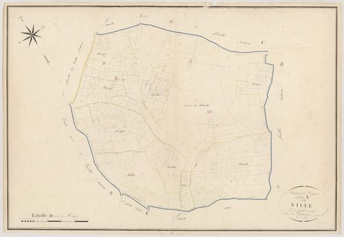 Plan napoléonien, atlas-A2 La Ville, Lévignac-de-Guyenne
