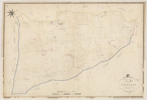 Plan napoléonien, atlas-B2 Saint-Vincent, Lévignac-de-Guyenne