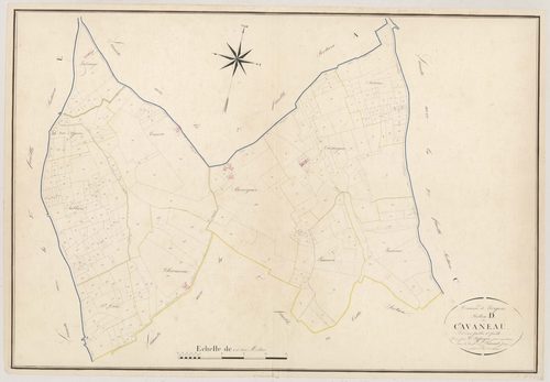 Plan napoléonien, atlas-D1 Chavaneau, Lévignac-de-Guyenne