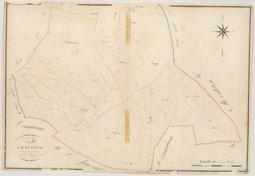 Plan napoléonien, atlas-D2 Chavaneau, Lévignac-de-Guyenne