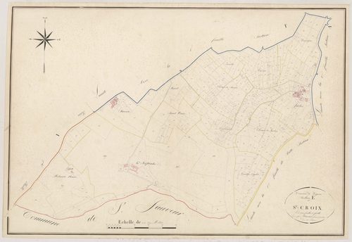 Plan napoléonien, atlas-E1 Sainte-Croix, Lévignac-de-Guyenne