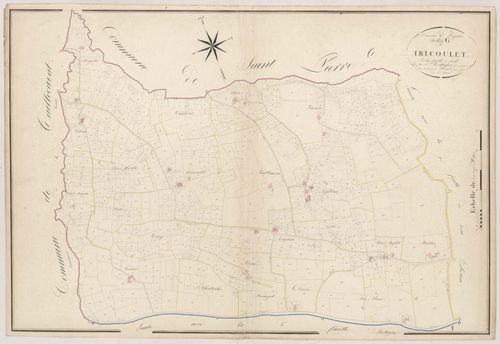 Plan napoléonien, atlas-G1 Tricoulet, Lévignac-de-Guyenne