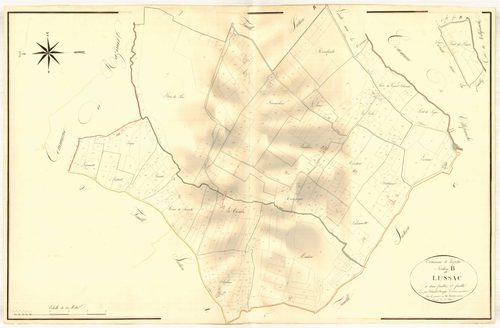 Plan napoléonien, atlas-B1 Lussac, Leyritz-Moncassin