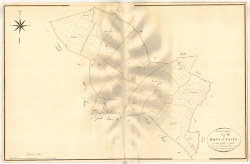 Plan napoléonien, atlas-E1 Mont-Cassin, Leyritz-Moncassin