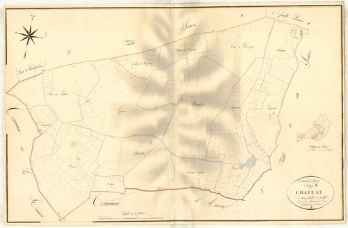 Plan napoléonien, atlas-F1 Le Château, Leyritz-Moncassin