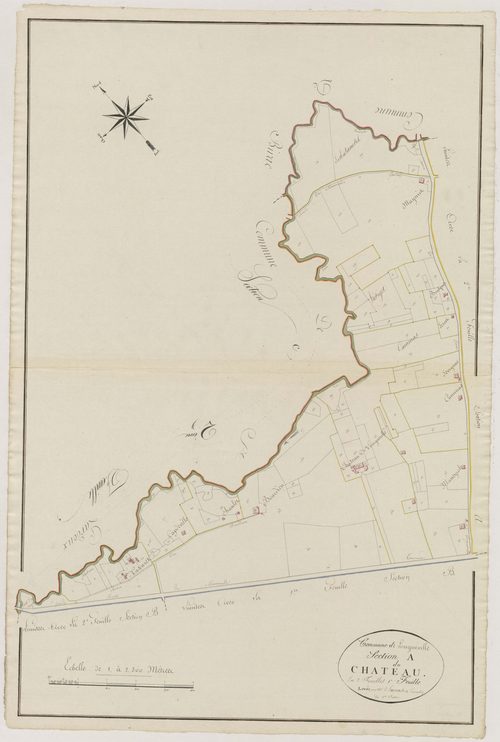 Plan primitif, atlas-A1 Le Château, Longueville