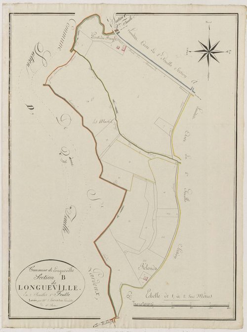 Plan primitif, atlas-B1 Longueville, Longueville