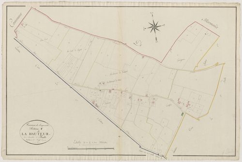 Plan primitif, atlas-C1 La Hauteur, Longueville