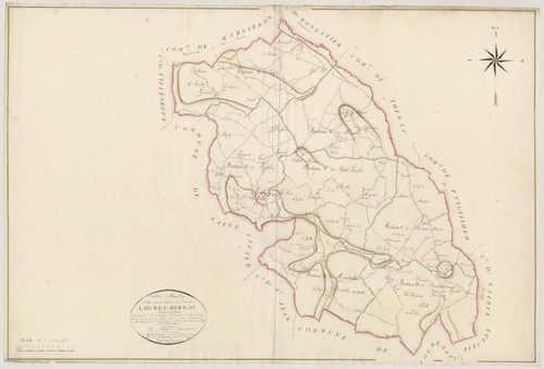 Plan napoléonien, atlas-TA, Loubès-Bernac