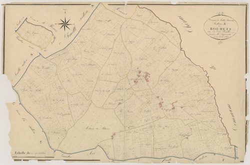 Plan napoléonien, atlas-B Les Bouhets, Loubès-Bernac
