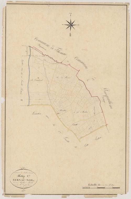 Plan napoléonien, atlas-C1 Bernac-Nord, Loubès-Bernac