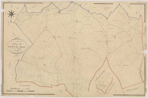 Plan napoléonien, atlas-D Bernac-Midi, Loubès-Bernac