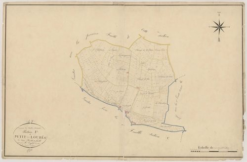 Plan napoléonien, atlas-F2 Petit-Loubès, Loubès-Bernac