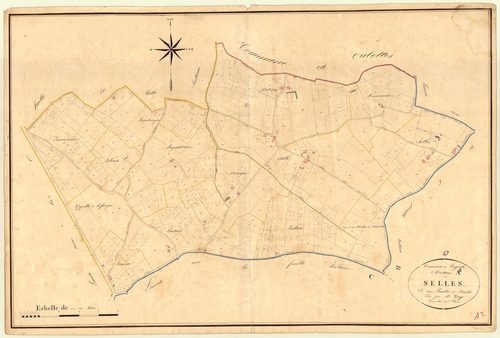 Plan napoléonien, atlas-A2 Selles, Lougratte
