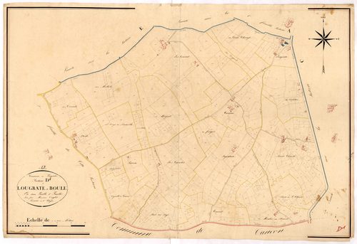 Plan napoléonien, atlas-D1 Lougratte et Boule, Lougratte
