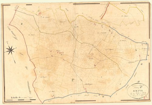 Plan napoléonien, atlas-E2 Brive, Lougratte