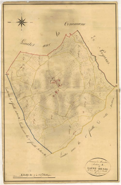 Plan napoléonien, atlas-A2 Saint-Denis, Madaillan