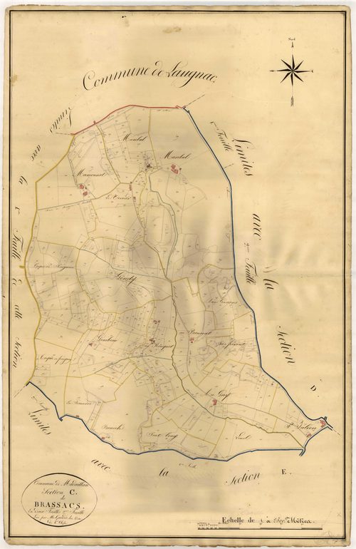 Plan napoléonien, atlas-C2 Brassacs, Madaillan
