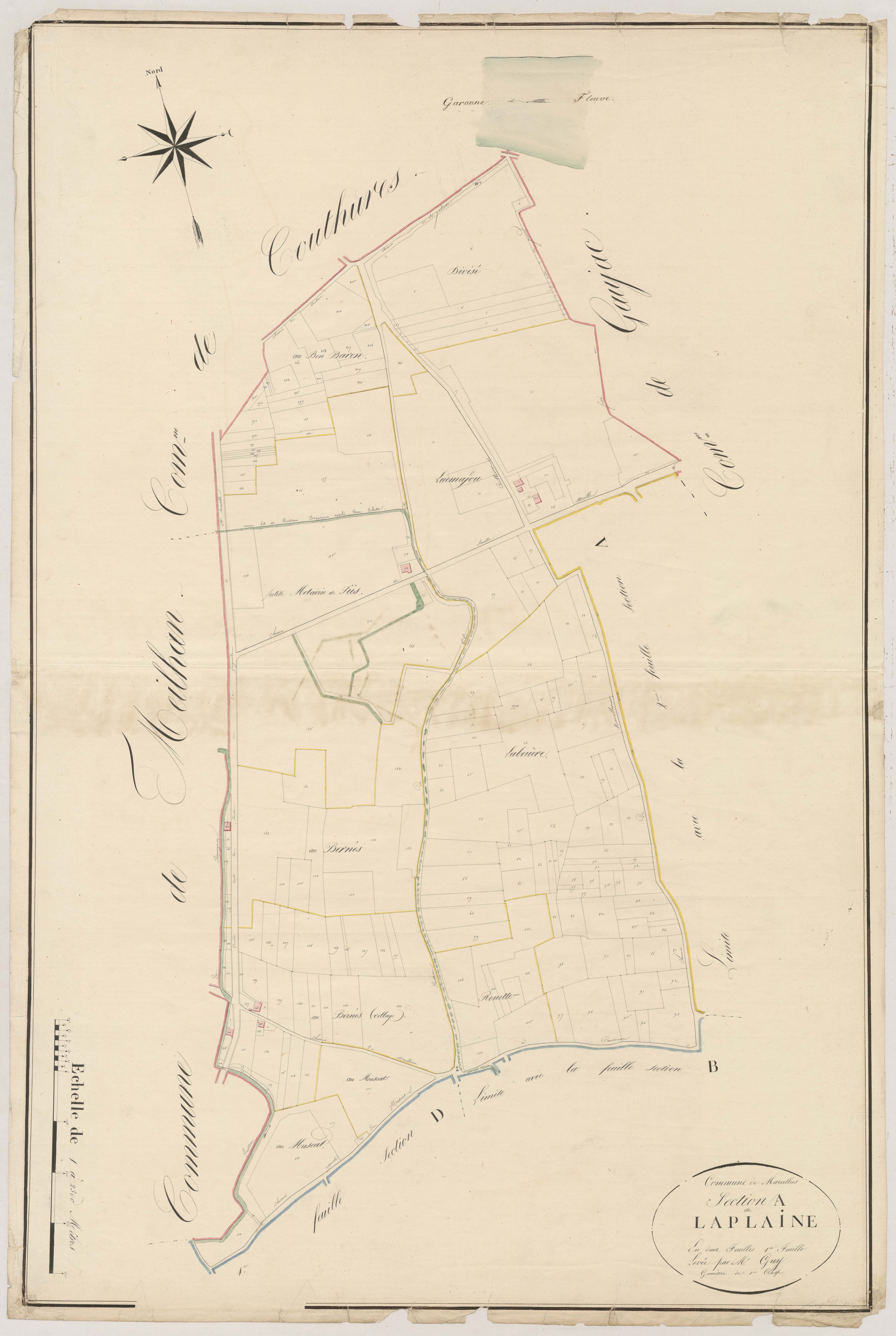 Plan napoléonien, atlas-A1 La Plaine, Marcellus