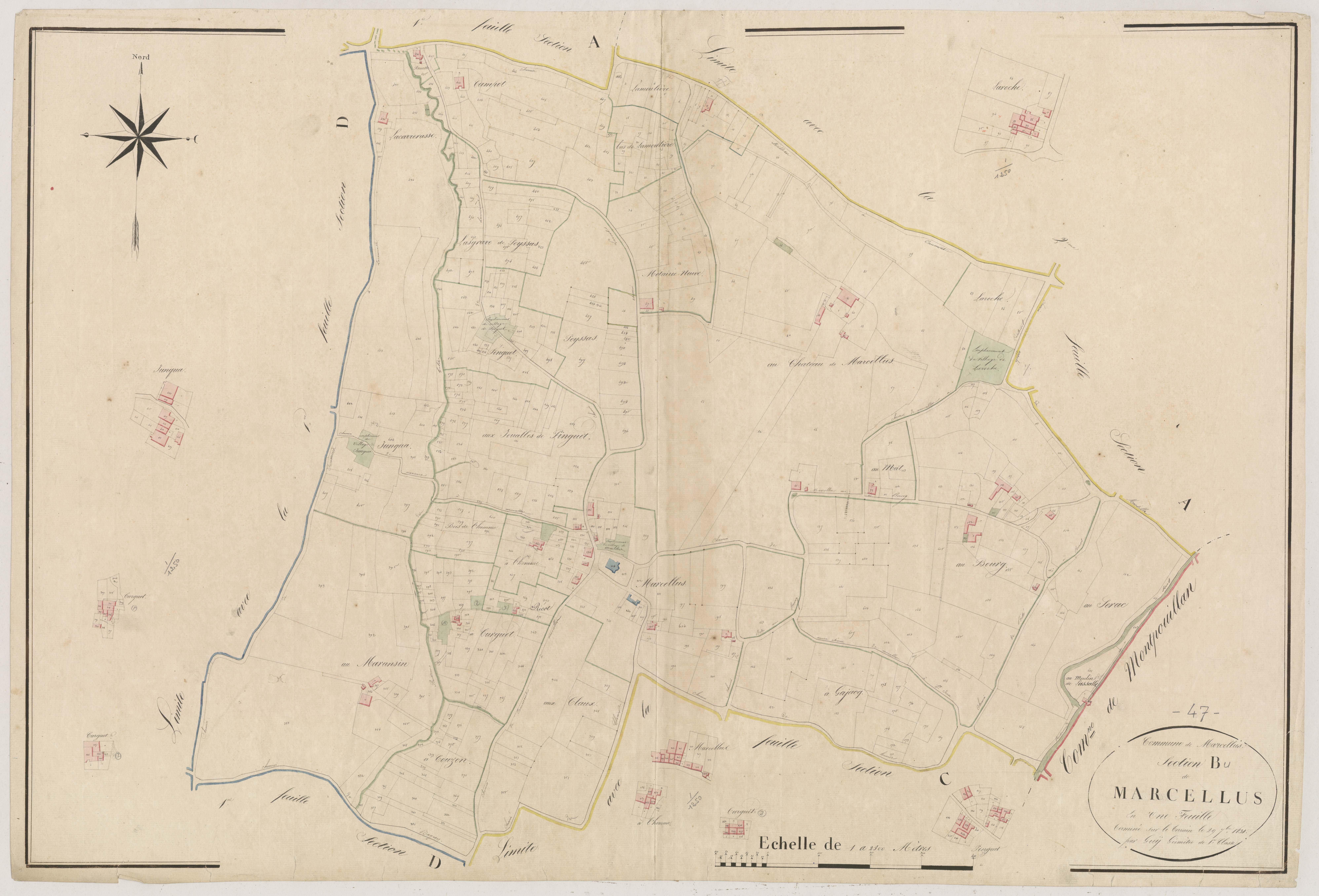 Plan napoléonien, atlas-B Marcellus, Marcellus